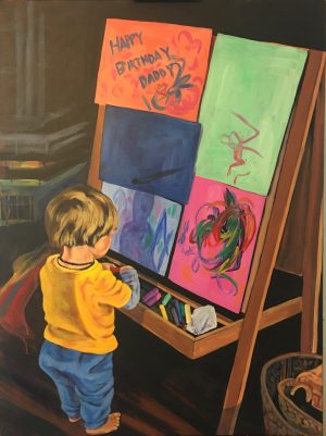 Frankie at His Easel
