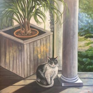 Garden Arch and Kitty